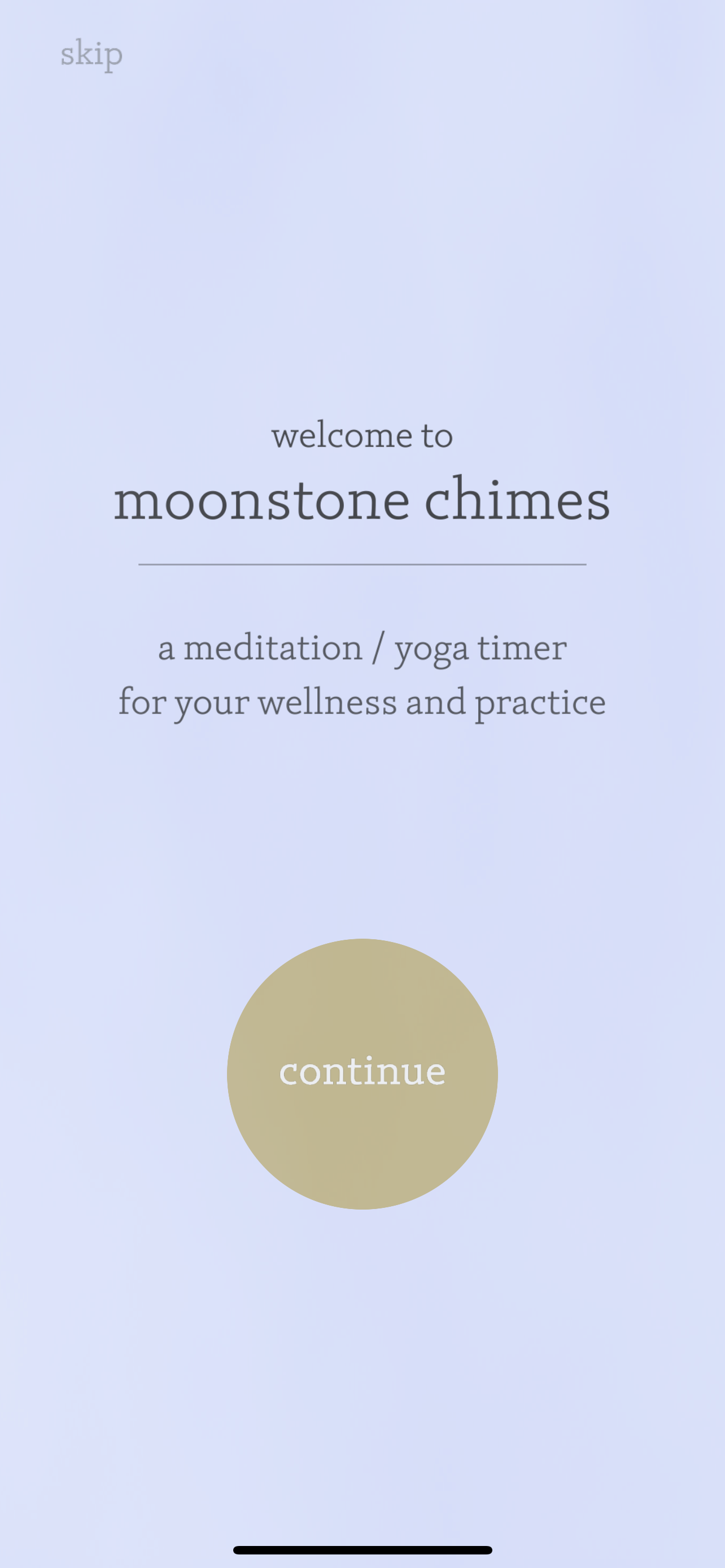 The intro guide’s first pane.